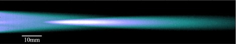 Measured beam profile of a BAT-1 transducer under impulsive excitation.