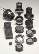 Photograph of various BAT transducers available at MicroAcoustic.