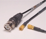 Photograph of a Microdot/BNC cable assembly available at MicroAcoustic.